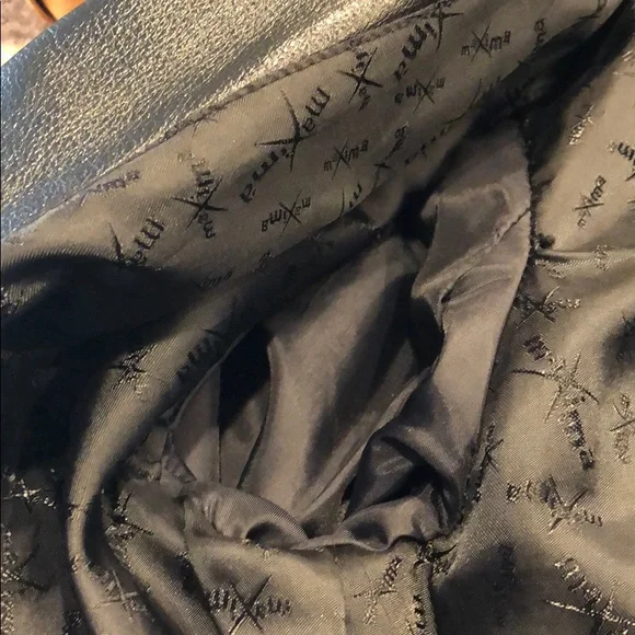 Wilsons Maxima Leather Jacket Coat Black Size Medium - Picture 15 of 17